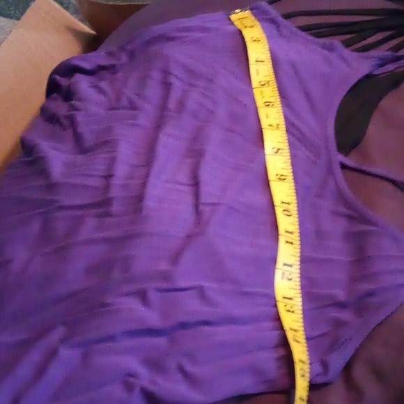 Lascana Purple and black Tank Top - Picture 8 of 14